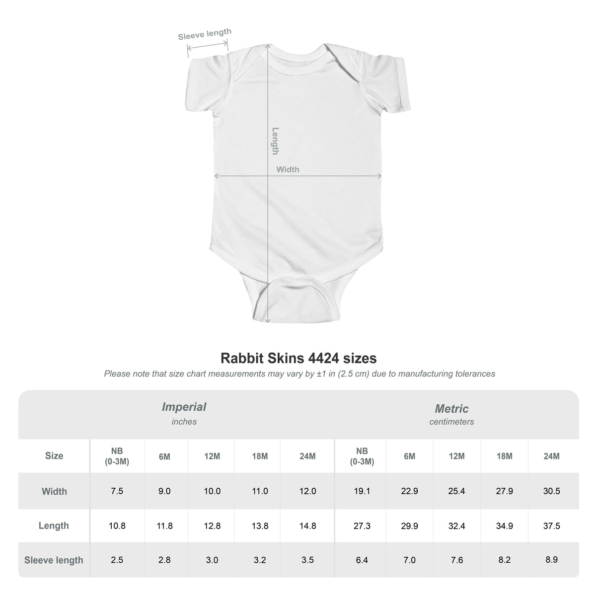 Baby One piece with Heart Squirrels — Cute Infant Bodysuit